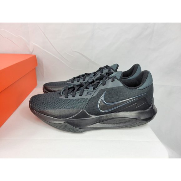 Nike Precision VI 6 Black Anthracite Shoes Sneakers Mens Size 11.5 DD9535-001 - Picture 6 of 10